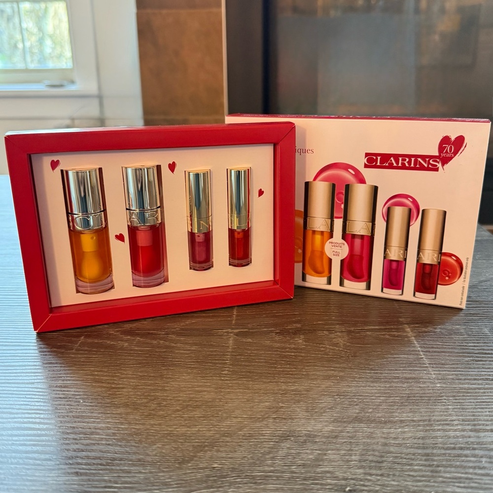 Clarins Lip Gloss Set 4-Piece